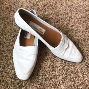 Liz Claiborne White Loafers